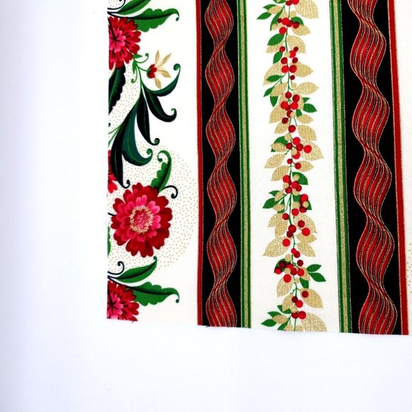 Joyful Carnation Fat Quarter Fabric Square 100% Cotton 18" x 21" Minimum Kanvas - Picture 4 of 6